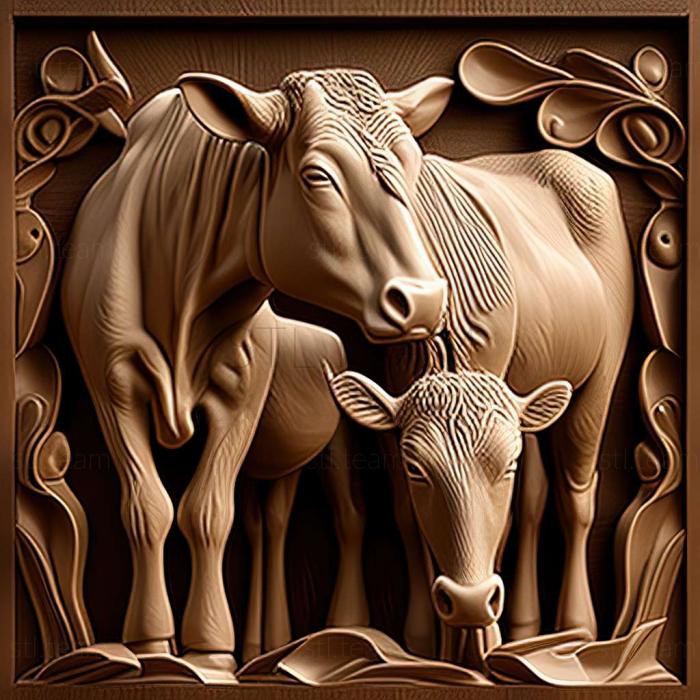 3D model cattle (STL)